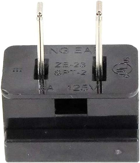 Vampire Plug, SPT-2 -Zip Cord Plug, Male Female Gilbert Plug, Slide on Plug for SPT-2 Electrical Cable-8 AMP 25 Pack(Male, Black)