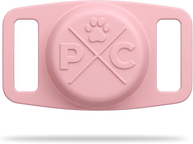 Pup Culture Protective Airtag Case for Dog Collar Holder, Loop for GPS for Pet Tracker Apple iPhone, Airtag