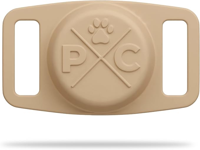 Pup Culture AirTag Dog Collar | Durable & Protective Dog AirTag Holder - Track Your Pet Using Apple AirTag Technology - Dog Collar AirTag Holder -for Dogs and Cats
