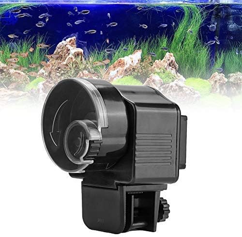 Fdit Home Aquarium Fish Automatic Food Feeder Timer Black