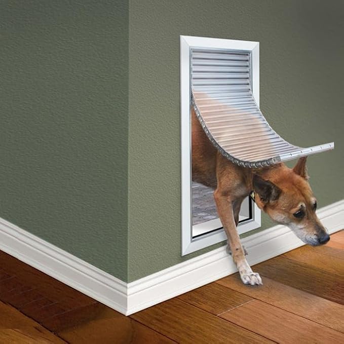 Armor Flex Air Tight Pet Door for Door or Wall (Door Installation, Large)