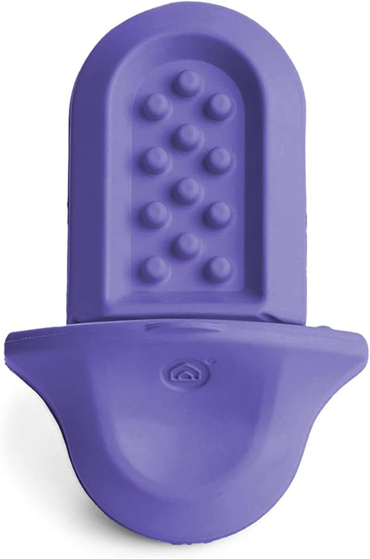 Diggs Groov Crate Training Aid for Puppies and Nervous Dogs – Calming Lick Mat for Crate Training & Separation – Puppy Enrichment Toy with Freezer Shell – BPA-Free – (Lavender)