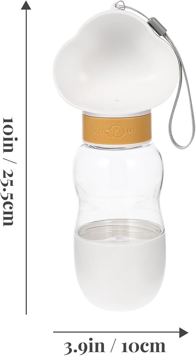 Portable Dog Water Bottle with Leakproof Water Dispenser for Outdoor Walking Hiking Design Puppy Travel Cup Convenient Pet Accessory for Dogs