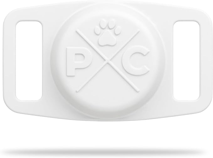 Pup Culture AirTag Holder - Lightweight, Protective Case for Dog & Cat Collars - Track Pets with Apple AirTag