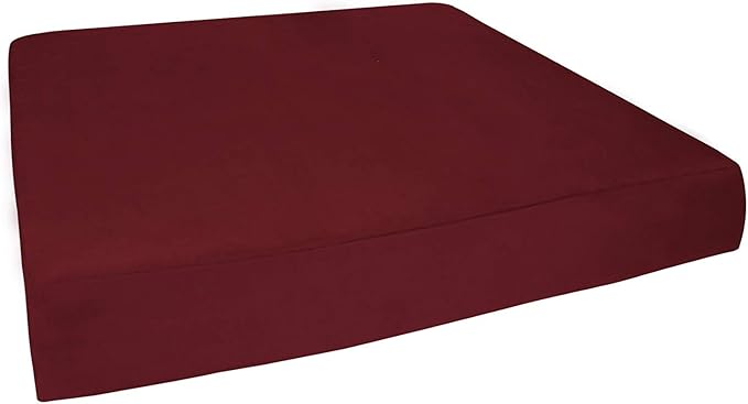 Barker Beds Giant Orthopedic Dog Bed - 7" Memory Foam Mattress - 100-300 lbs - Joint Pain & Arthritis Support - Vet Recommended, Washable Cover - Made in USA - 60"x48"x7" - Burgundy