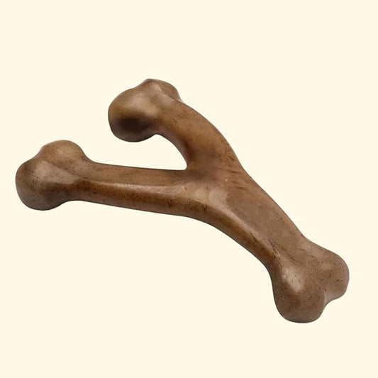 Wishbone – Bacon Flavored Dog Chew Toy | Durable, Long-Lasting, Teeth Cleaning | Safe for Heavy Chewers