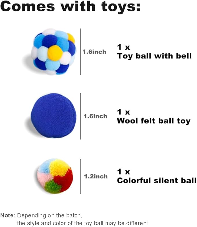 Large Cat Tunnel Bed for Indoor Cats with 3 Toys, Scratch Resistant Donut Cat Bed, Up to 30 Lbs (L 24x24x11, Dark Grey)