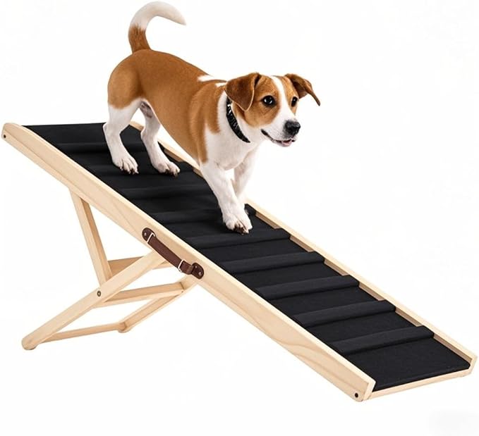 Dog Pet Ramp for Bed Couch Car SUV Large,Dog Pet Ramps Stairs Steps for Large Small Dogs to Get on High Beds Cars SUV Trucks