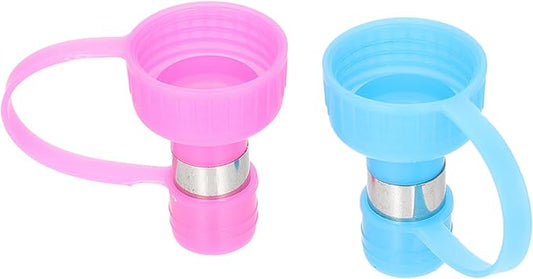 2pcs Portable Dog Water Bottle Outdoor Pet Hydration Kettle for Hiking Travel and Outdoor Activities Includes Convenient Hook Colors