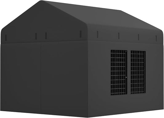 Outdoor Dog Kennel Cover 79" W x 79" D x 72.5" H