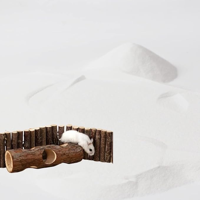 Hamster Bath Sand, 7.7lb Dust Free Desert Sand or Potty Litter Sand for Hamster Chinchillas Gerbil Syrian Mice Small Animals