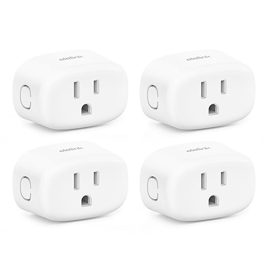 Smart Plug, Smart Plugs That Work with Alexa & Google Home, Smart Outlet with Retome Control, Timer & Schedule, WiFi Outlet for Home, No Hub Required, 2.4GHz Wi-Fi Only, 4 Pack