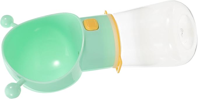 ifundom Portable Pet Water Bottle Dispenser with One-Button Quick Access Lightweight Dog Drinking Feeder Outdoor Travel Hydration Cup for Walking Hiking Camping