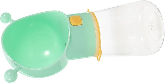 ifundom Portable Pet Water Bottle Dispenser with One-Button Quick Access Lightweight Dog Drinking Feeder Outdoor Travel Hydration Cup for Walking Hiking Camping