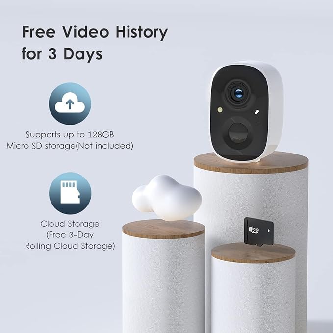 Solar Security Cameras Wireless Outdoor, Outdoor Camera Wireless 2-Way Talk Battery Powered Wi-Fi Cameras for Outside/Indoor 2K Night Vision AI Motion Detection Spotlight Siren Alarm Waterproof