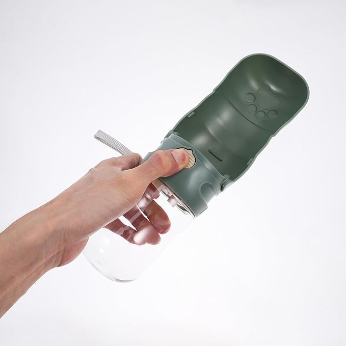 Portable Dog Water Bottle with Travel Water Dispenser for Outdoor Walking for Puppies and Cats Reusable Safe Material Easy to Clean and Use