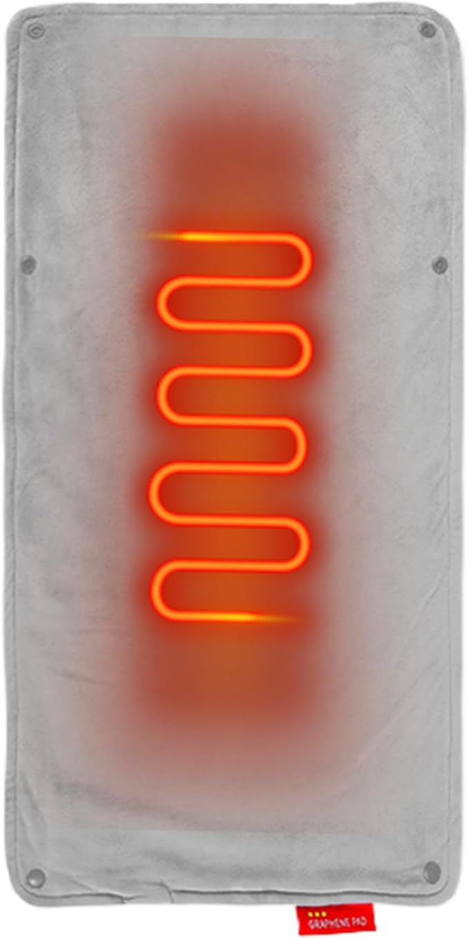 Pet Heating Pad, Dog Cat Pad for Warm Comfort, Rechargeable 23x11 Inch Waterproof Mat with Soft and Adjustable Temperature, Pet Accessory for Puppy Cats Small Dogs Women Men Kitten Cold Home