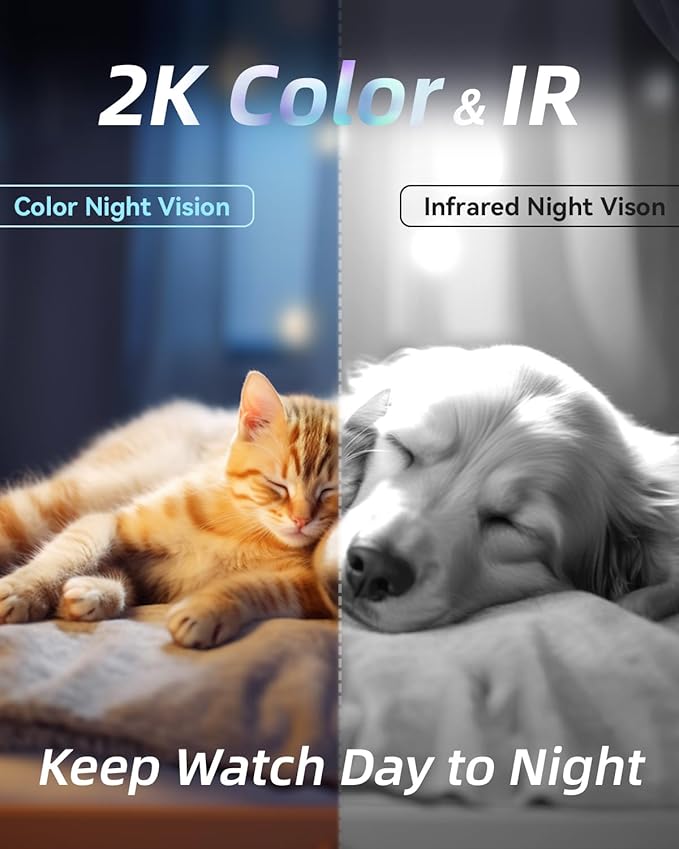 blurams Pet Camera 2K, Dog Camera with Phone App, 360° PTZ Indoor Cameras for Home Security Indoor, Color Night Vision, 2-Way Talk, Motion Detection&Tracking, Cloud&SD