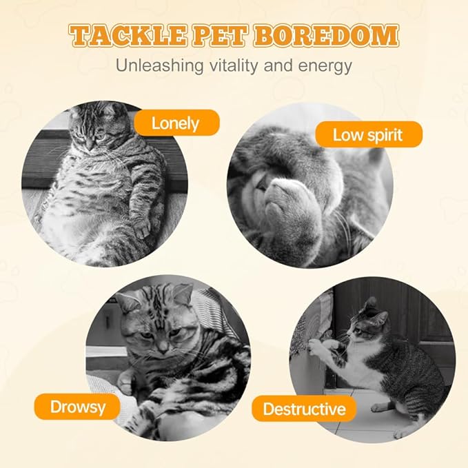 Interactive Chirping Bird Cat Toy,2025 New Flying Bird Cat Toy Flapping Bird Toy,Simulation Chirping Bird Toys Interactive Cat Toys for Bored Indoor Adult Cats (A-Black)