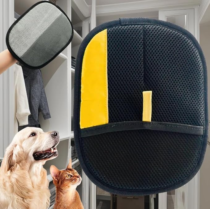 Cat and Dog Specific pet Hair Remover, pet hairRemoval Gloves, Suitable for pet Hair Removal Tools on Sofas, Carpets, Clothes, and Bedding