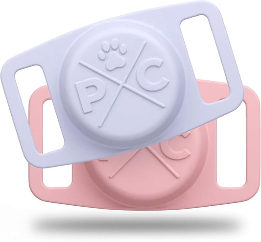 Pup Culture AirTag Dog Collar Holder, Extra-Durable, Lightweight, and Protective AirTag Case for Dog Collar