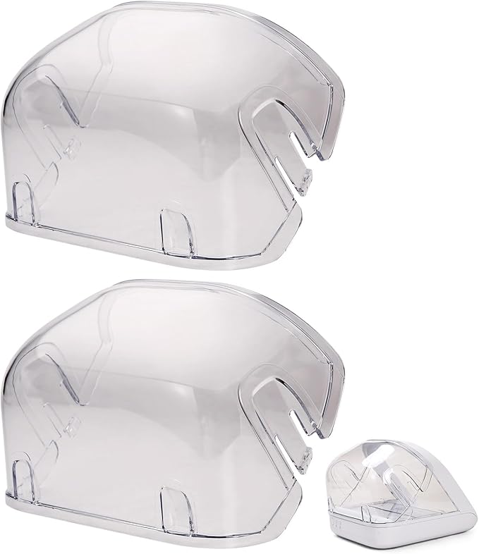 Pet Feeder Rear Cover for Pet Feeder & Connect, YOIHABV Cat Feeder Cover, Help Ensure Persistent Pets Can't Access/Steal Food from The Rear of The Cat Feeder While Lid is Open(2 Pack)