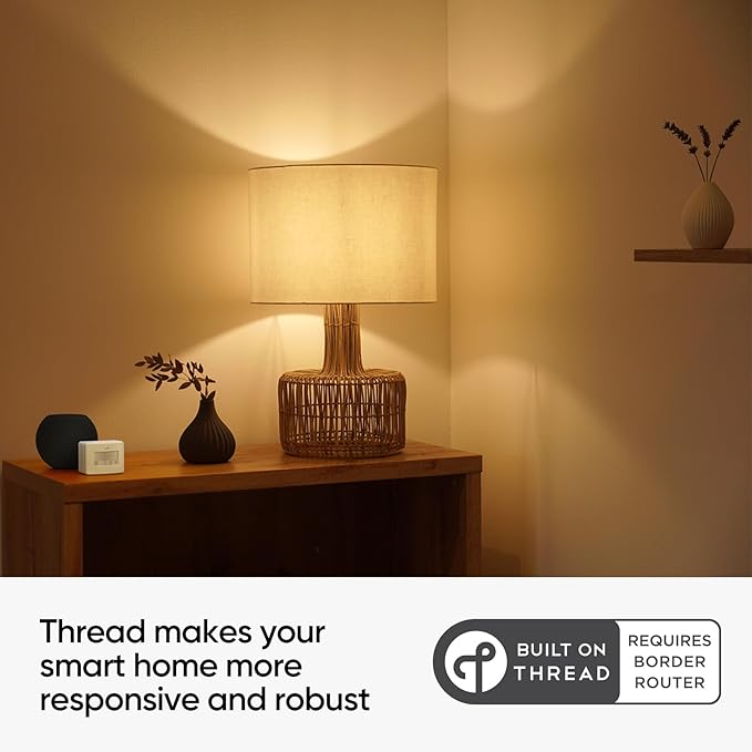 Onvis Smart Motion Sensor, Wireless Home Security System, PIR Motion Detector, Hygrometer, Thermometer,Works with Apple HomeKit-Thread