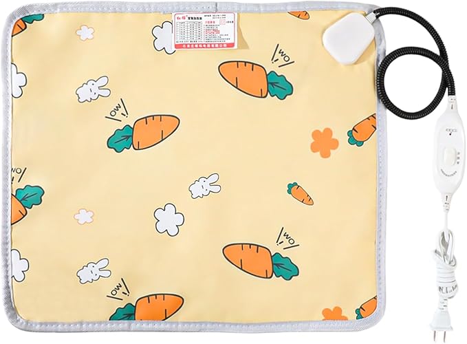 Heated Cat Bed, Adjustable Temperature Mat, 40x45cm, Heated Pet Pad, Warming Cat Cushion, Outdoor Heating Design, for House Winter Camping