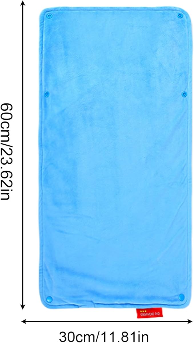 Pet Heating Pad, Dog Cat Pad for Warm Comfort, Rechargeable 23x11 Inch Waterproof Mat with Soft and Adjustable Temperature, Pet Accessory for Puppy Cats Small Dogs Women Men Kitten Cold Home