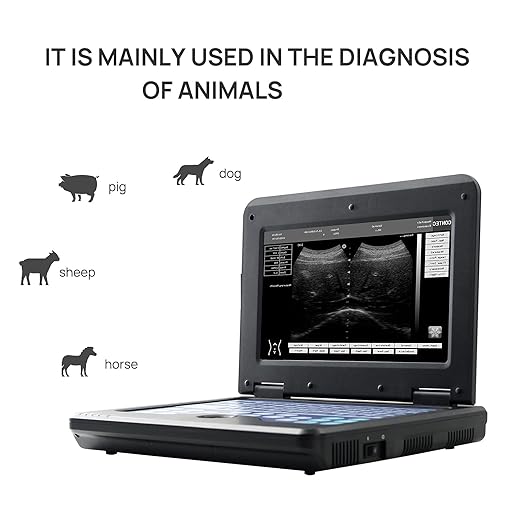 CONTEC USA Veterinary Laptop Machine Ultrasound Scanner Newest Horse/Equine/Cow/Sheep use (Convex & Rectal Linear Probe)