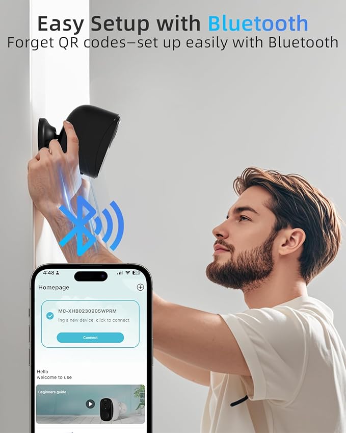 ELECCTV 2.4&5G Solar Security Cameras Wireless Outdoor,2K QHD Home Security System, Solar Cameras Kit with 130° Ultra-Wide View, 2-Way Talk, IP65,Color Night Vision, Spotlight & Siren (1, Black)