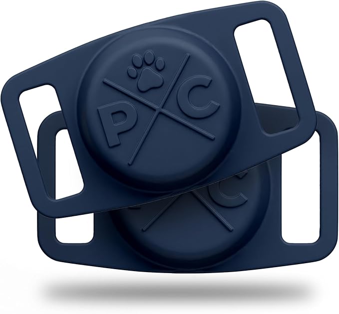 Pup Culture AirTag Dog Collar Holder, Extra-Durable, Lightweight, and Protective AirTag Case for Dog Collar