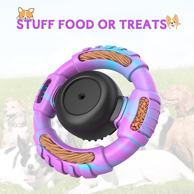 Dog Toys for Aggressive Chewers Large Medium Small Breed Indestructible Durable Tough Dog Chew Toys to Keep Them Busy Nylon Rubber Interactive Dog Toys