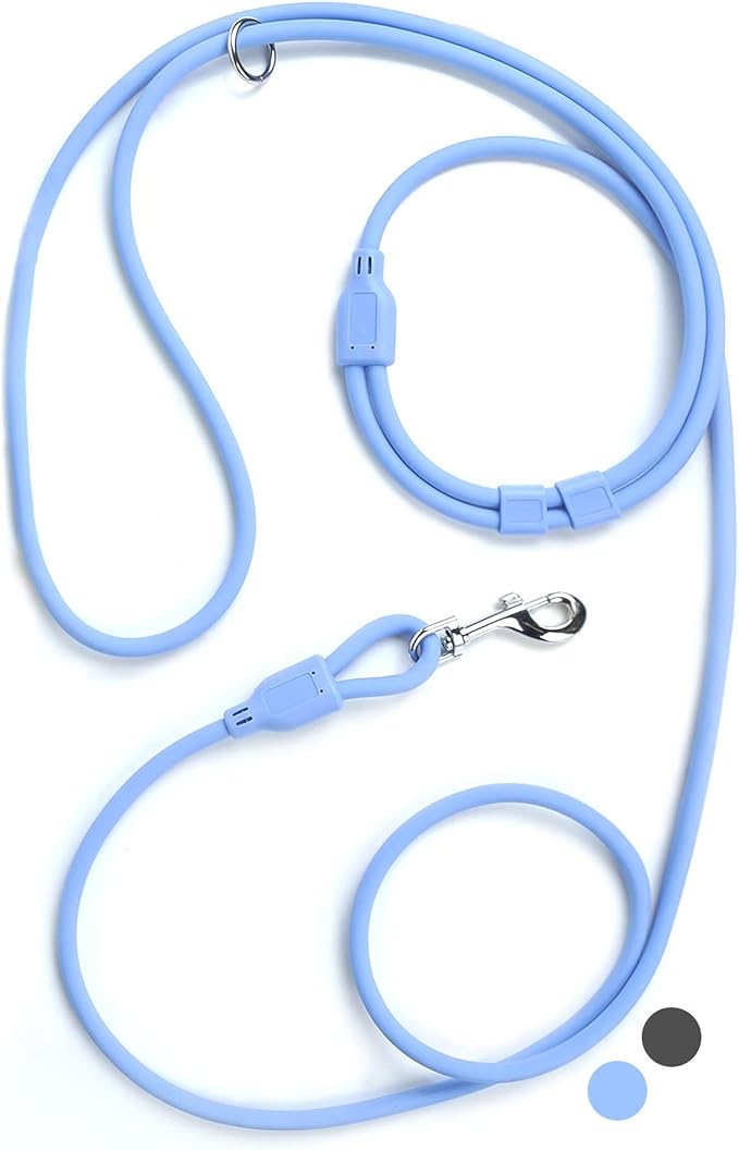 Twoear Hands Free Dog Leash Crossbody for Small, Medium & Large Dogs, 8ft Waterproof Waist Leash for Walking, Running & Hiking