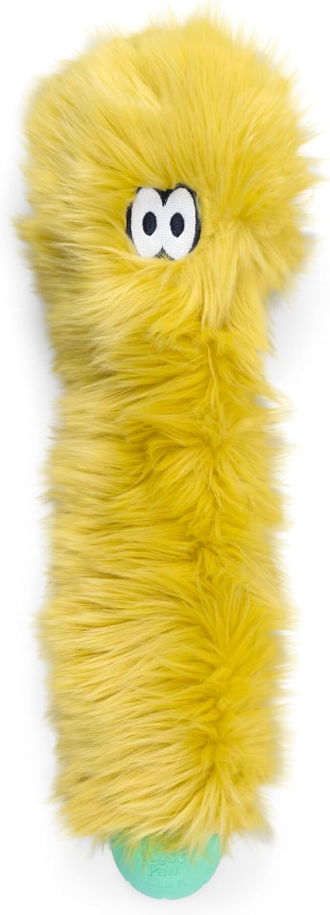 WEST PAW Rowdies Rolf Durable Plush Dog Toy with HardyTex Reinforced Seams Engaging Squeaker with Soft Cuddly Exterior Hand Sewn and Finished in Bozeman Montana for Dogs - Citrus