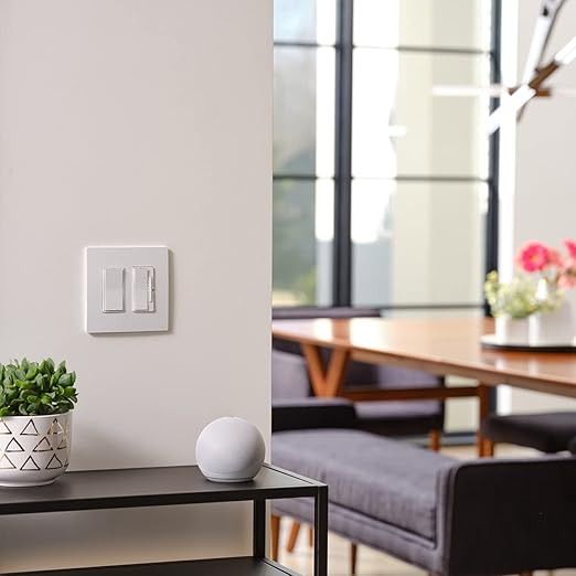 Legrand Radiant WNRL10WH Smart Switch with Netatmo, Compatible with Alexa, Google Assistant & Apple HomeKit, White (1 Count)
