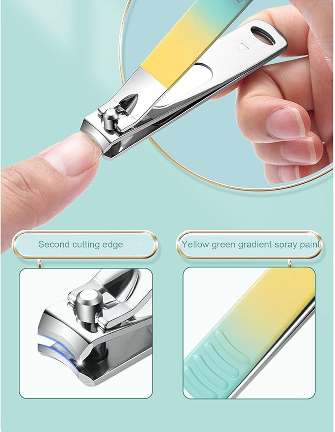 Personal Care Nail Kit Professional Pedicure Set Grooming Portable Manicure for Men Women Elder Parents Personal Care Nail Practical Pedicure Grooming for Men Women