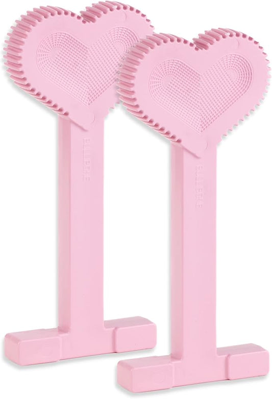 Bullibone Nylon Dog Chew Toy for Aggressive Chewers - Dental Hygiene Bone with Peppermint Flavor, Durable Tough Chew Toys for Large Dogs, Indestructible Dog Bone - 2 Pack