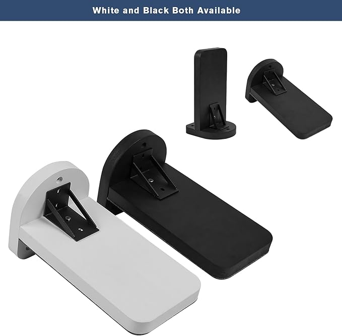 ESPETS Set of 3 Black Natural Sturdy Wood Cat Wall Floating Steps - Wall Mounted Cat Climbing Shelves and Perches, Kitty Stairs Climber Ladder for Wall - Holds up 35lbs