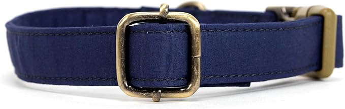 Personalized Dog Collar with Name and Phone Number Engraved,Adjustable Custom Puppy Collar,Organic Cotton Pet Collar for Small Medium Large Boy Girl Dogs