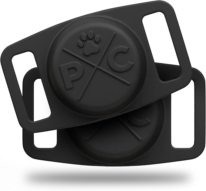 Pup Culture AirTag Dog Collar Holder, Extra-Durable, Lightweight, and Protective AirTag Case for Dog Collar