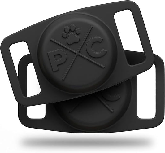 Pup Culture AirTag Dog Collar Holder, Extra-Durable, Lightweight, and Protective AirTag Case for Dog Collar