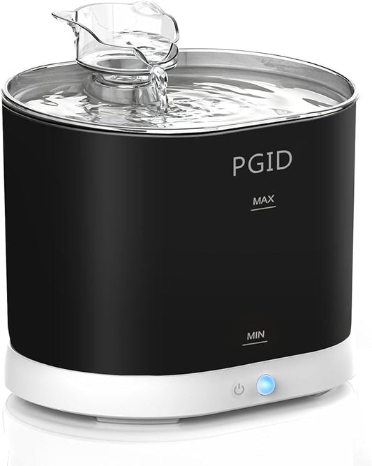 Cordless Cat Water Fountain for Drinking, 5000mah Battery Operated Pet Dog Water Fountain, 74oz/2.2L Automatic Cat Water Dispenser for Cats Dog Indoor Outdoor