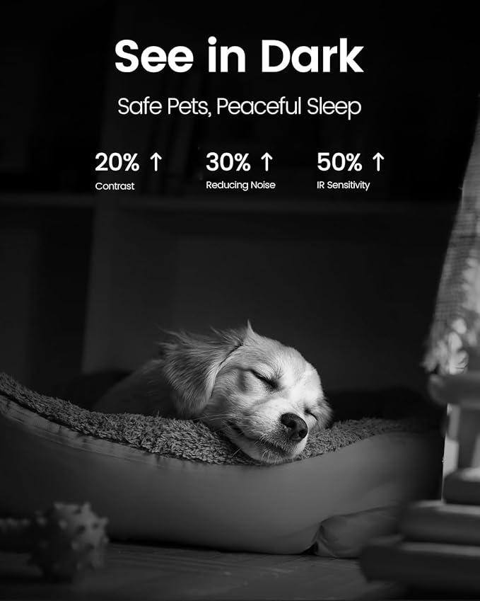 VIMTAG 4MP 5G Indoor Camera, Dog Camera with Speaker Pan 360° View, Cameras for Home Security Pet Baby with Motion Tracking Night Vision Phone App, 2-Way Audio, 24/7 SD & Cloud Storage,w/Alexa, 2Pack