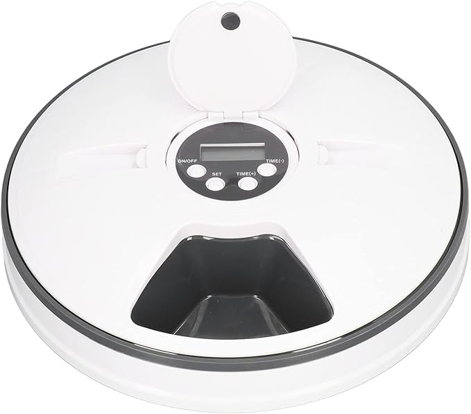 Automatic Cat Feeder, Smart Portion Control Auto Dog Food Dispenser with Voice Reminder, Dry and Wet Food Dispenser Programmable Dog Automatic Feeder for Small Dogs Puppy