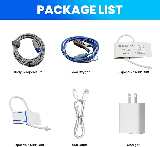 Veterinary Monitor for Pet(Include Dogs and Cats),SpO2/TEMP/NIBP/PR Spot Check or Continuous Monitoring for Animal As Veterinary Clinic Equipment