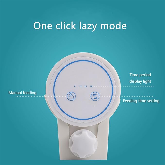 Large Capacity Automatic Feeders New Generations Feeding Dispenser Device for Fish Tanks Large Volumes Aquariums Auto Feeders