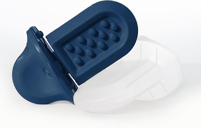 Diggs Groov Crate Training Aid for Puppies and Nervous Dogs – Calming Lick Mat for Crate Training & Separation – Puppy Enrichment Toy with Freezer Shell – BPA-Free – (Royal)