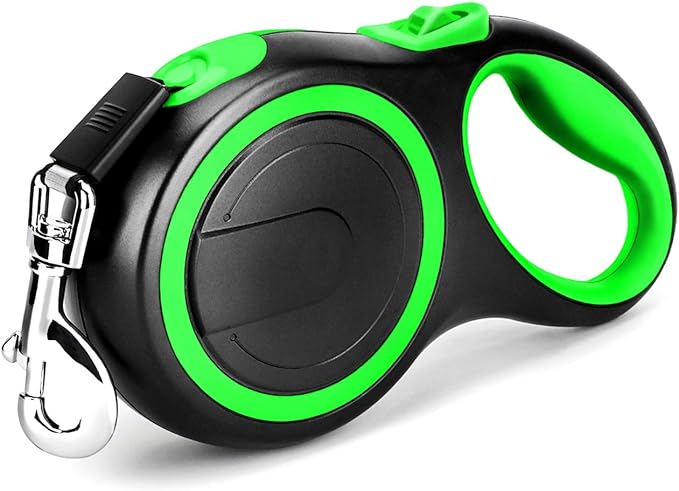 Segarty Retractable Dog Lead for Large Dogs, Pet Leash 26 Feet Long for Medium Large Pets Under 110Lbs, No Tangle Nylon Tape and 1 Button Break & Lock Heavy Duty Leads for Training Running