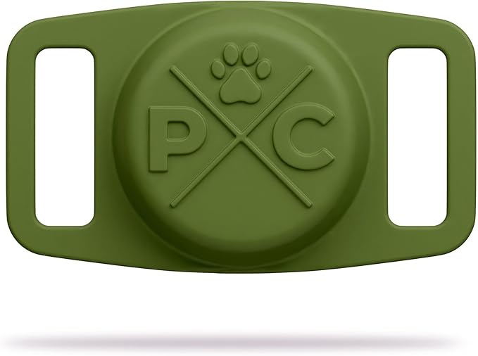 Pup Culture AirTag Dog Collar | Durable & Protective Dog AirTag Holder - Track Your Pet Using Apple AirTag Technology - Dog Collar AirTag Holder -for Dogs and Cats